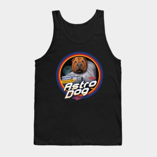 Shar Pei Dog astronaut Tank Top